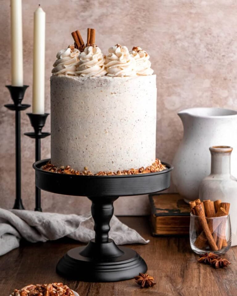 Maple Pecan Layer Cake