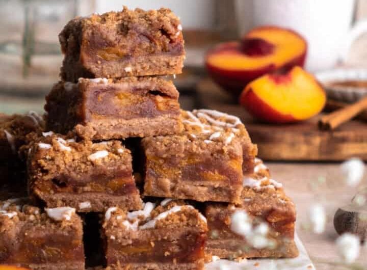 Peach Cobbler Bars