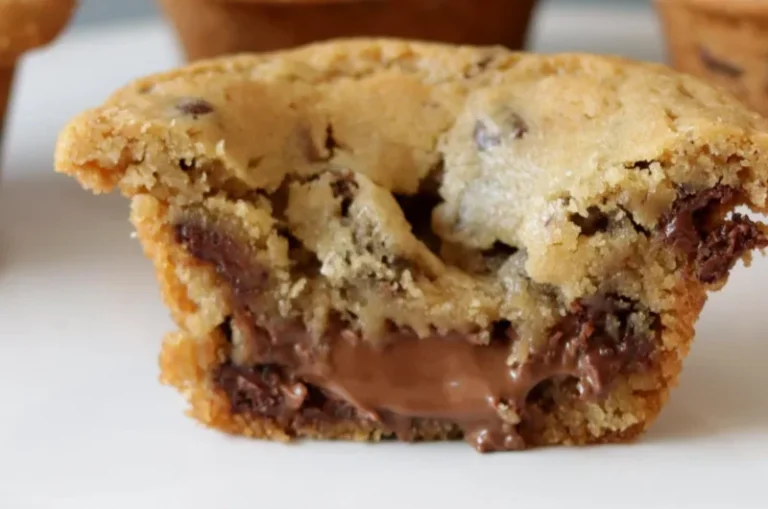 Nutella Cookie Butter Stuffed Cupcakes